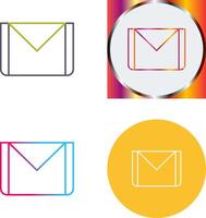 Unique Email Icon Design vector