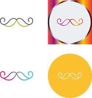 Moustache Icon Design vector