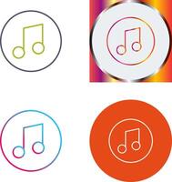 Music Player Icon Design vector