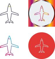 diseño de icono de avión vector