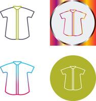 Check Shirt Icon Design vector