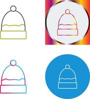 Warm Cap Icon Design vector