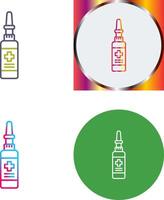 Nasal Spray Icon Design vector