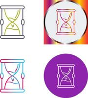 diseño de icono de reloj de arena vector