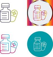 Pill Icon Design vector