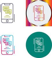 Text Icon Design vector