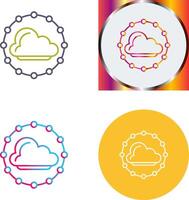 Cloud Icon Design vector