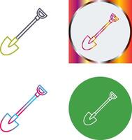 Shovel Icon Design vector