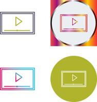 Screening Icon Design vector