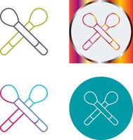 Brushes Icon Design vector