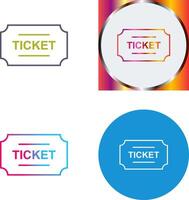 Tickets Icon Design vector