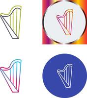 Harp Icon Design vector