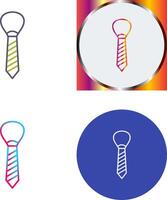 Tie Icon Design vector