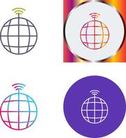 Global Signals Icon Design vector