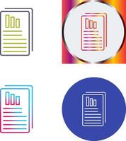Reports Icon Design vector