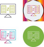 File Sharing Icon Design vector