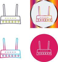 Router Icon Design vector