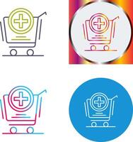 Add to Cart Icon Design vector