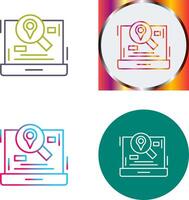 Find Location Icon Design vector