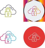 Lock Icon Design vector