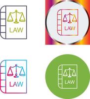 Law and Order Icon Design vector