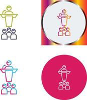 Seminar Icon Design vector