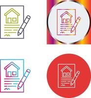 Contract Icon Design vector