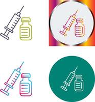 Syringe Icon Design vector