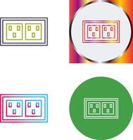 Socket Icon Design vector