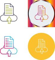 File Upload Icon Design vector