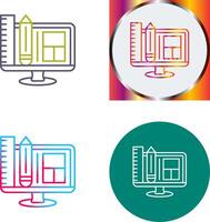 Web Design Icon Design vector