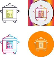 Cooker Icon Design vector