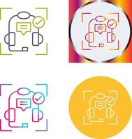 Technical Support Icon Design vector