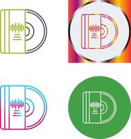 Vinyl Icon Design vector