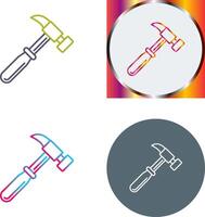 Hammer Icon Design vector