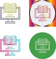 Monitor Icon Design vector