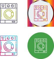 Washing Machine Icon Design vector