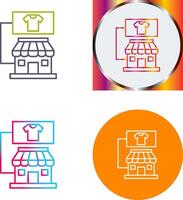 Store Icon Design vector