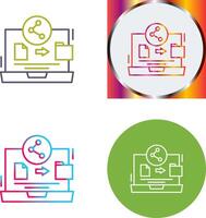 File Share Icon Design vector