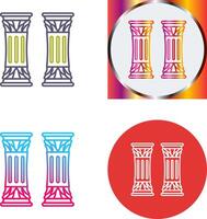 Column Icon Design vector