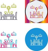 Table Icon Design vector