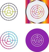 Goal Icon Design vector