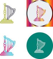 Harp Icon Design vector