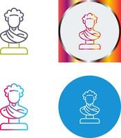 Statue Icon Design vector