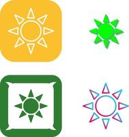 UV Radiation Icon Design vector