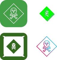 Poisonous Gas Icon Design vector