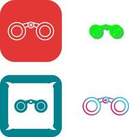 Binoculars Icon Design vector