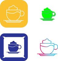 Latte Icon Design vector