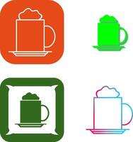 Cappucino Icon Design vector