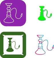 Unique Hookah Icon Design vector